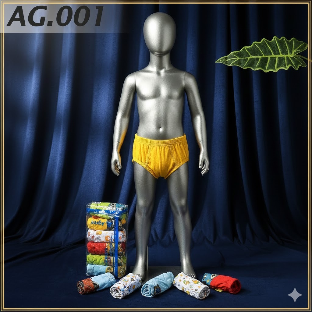 CELANA DALAM ANAK LAKI PEREMPUAN AGREE KIDS AG 001 Isi ( 6 Pcs ) Celana Dalam Anak Agree Kids AG 001