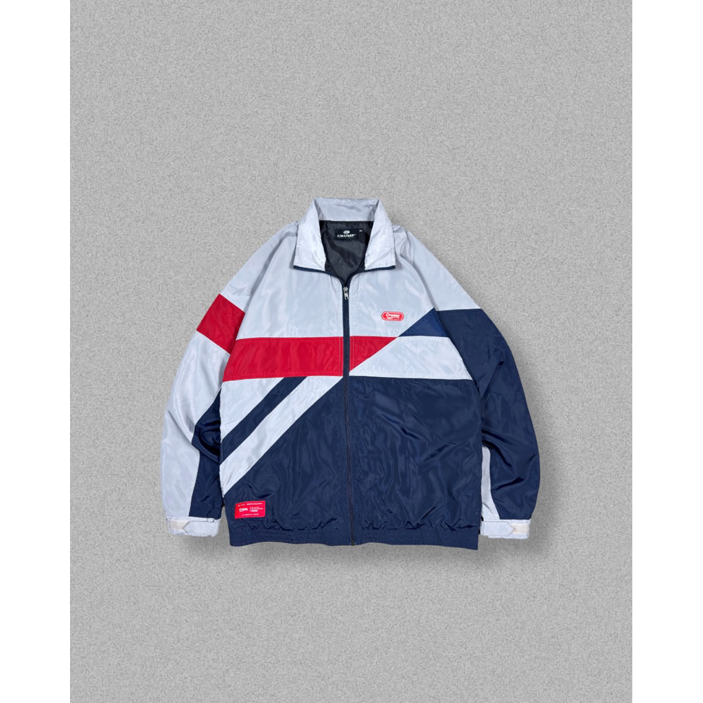 crump colorblock threetone windbreaker jacket