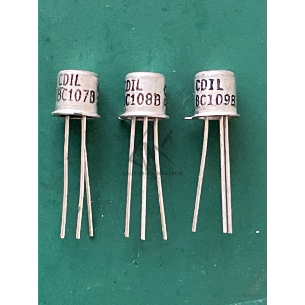 5 BUAH TRANSISTOR CDIL BC107 BC108 BC109 ORIGINAL BC107B BC108B BC109B ASLI BC 107 108 109 ORI ups