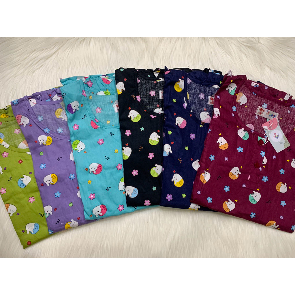 Sunly lengan balon 7/8 uk.20,18 Celana Panjang (Baju Tidur Sunly)