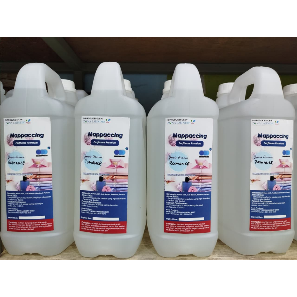 Mapaccing Parfum Laundry Premium Romansa 5L Tahan Lama