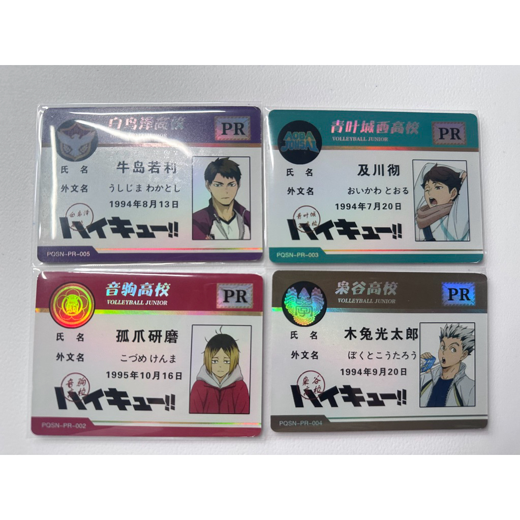 ccg haikyuu (id card)