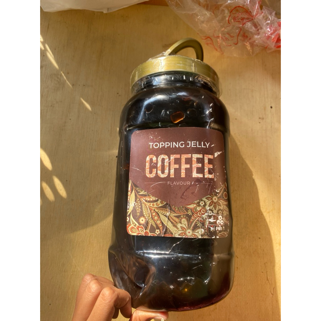 Coffee Jelly Topping / Jelly Kopi Merk Boba King 2Kg