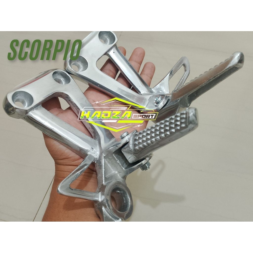 FOOTSTEP BASTEP DUDUKAN POSTEP PIJAKAN KAKI BELAKANG SCORPIO SCORPIO Z STANDART BELAKANG SCORPIO SCO