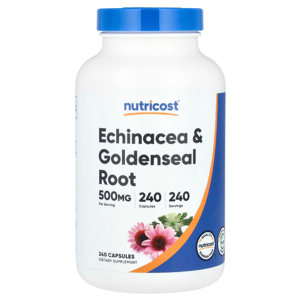 Nutricost Echinacea & Goldenseal Root 500 mg 240 Capsules