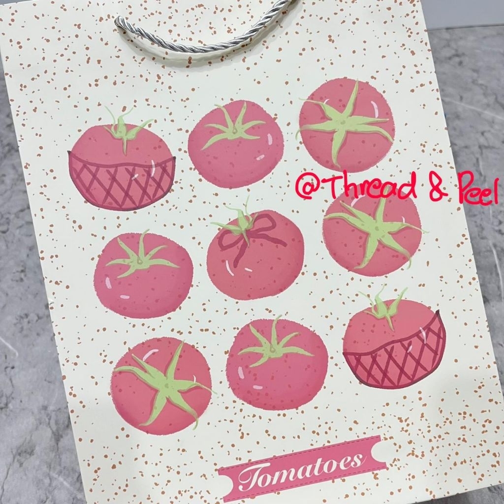 Paper Bag Tomat Tas Kado Lucu Unik Tas Jinjing Kertas