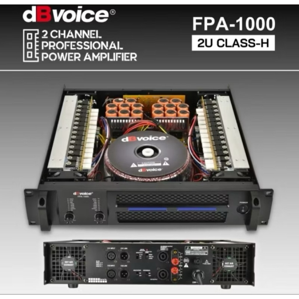 Power db voice FPA 1000 Original Amplifier db voice FPA1000 Class H