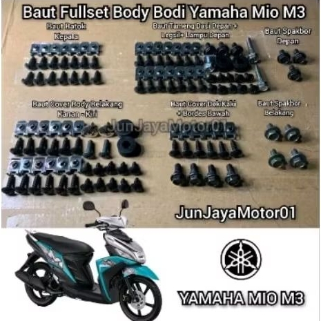 Baut fullset body Yamaha Mio M3