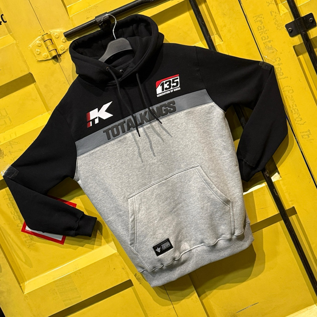 HODIE TOTAL KINGS HITAM ABU NEW