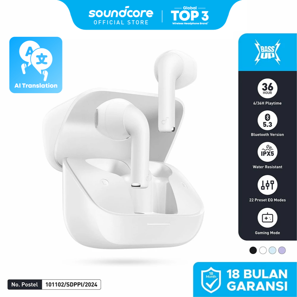 (New Launch) Soundcore K20i Earbuds Bluetooth 5.3 Earphones 36 PlayTime Bluetooth 13mm Drivers Game 