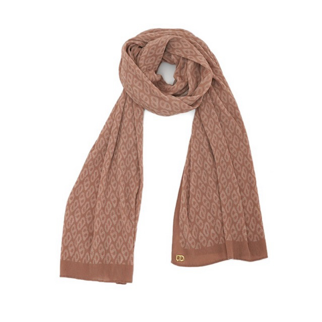 BUTTONSCARVES Tapis Pleated Shawl - Mocha