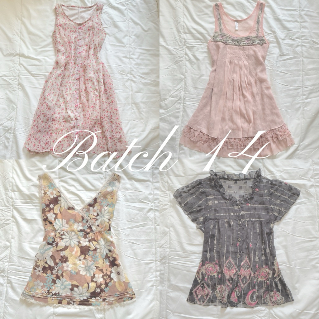 BATCH 14 (PLEASE READ THE DESC BEFORE CHECKOUT) Vintage Coquette Cottagecore Y2K Grunge Gothic Goth 