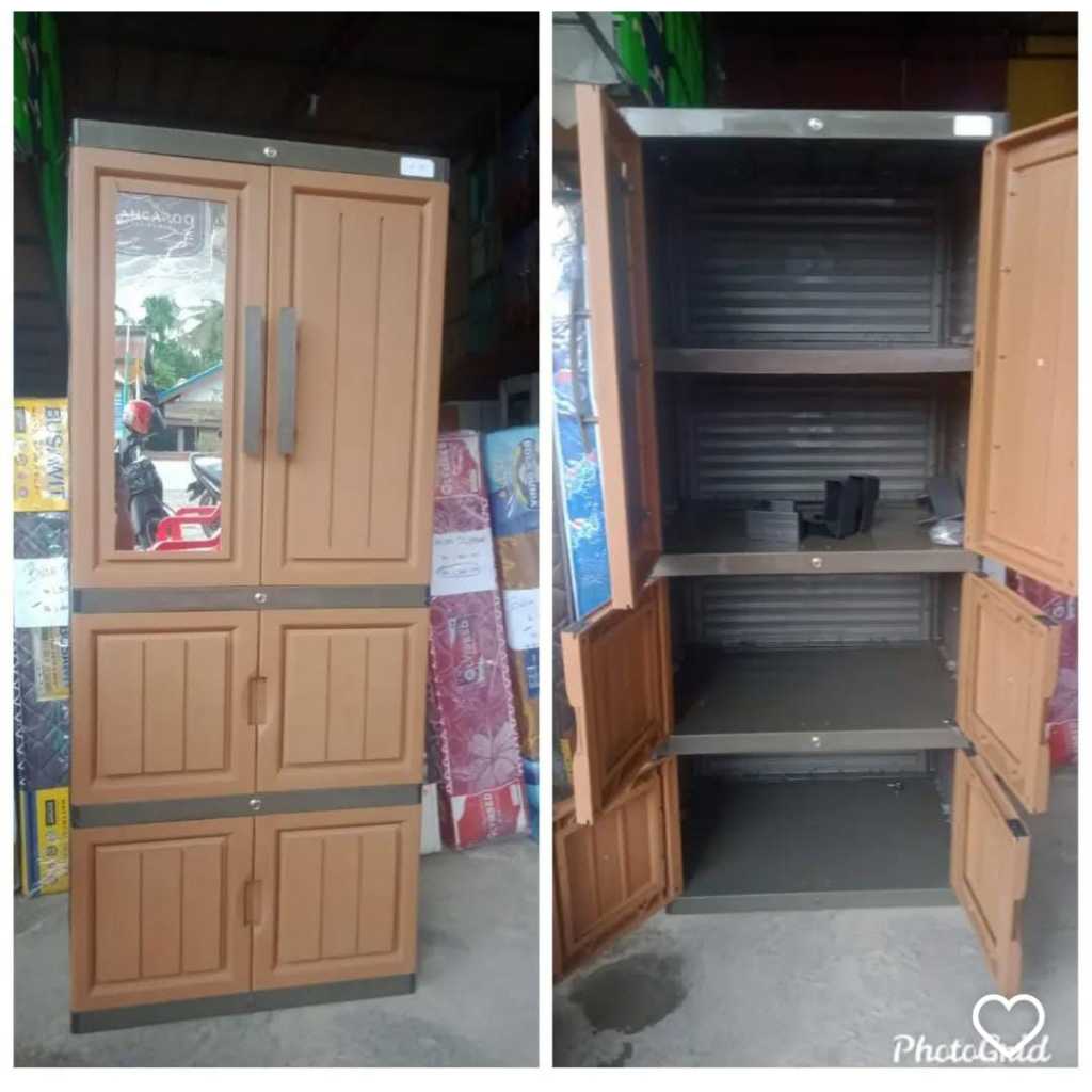 Lemari sincana jumbo Ready susun 4 & gantungan