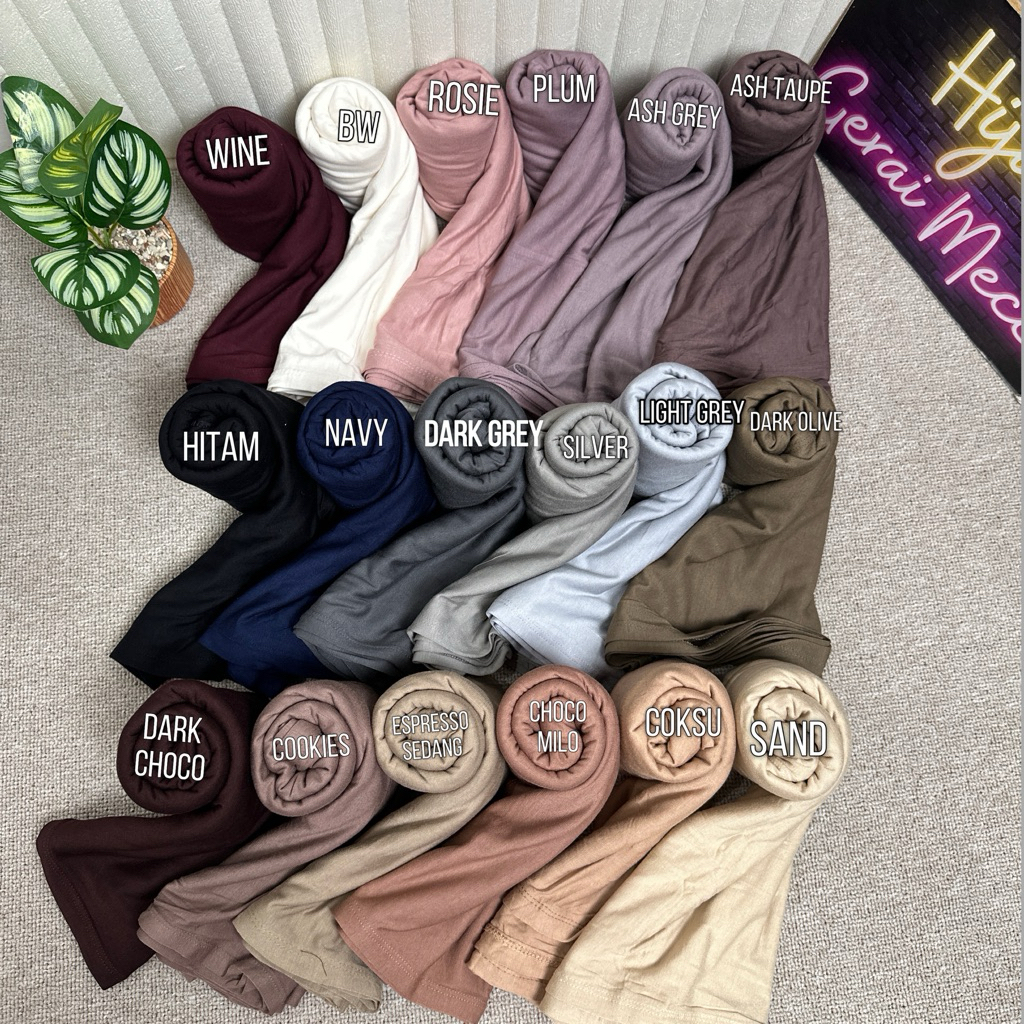 Kodian Pashmina Kaos Tencel TERMURAH