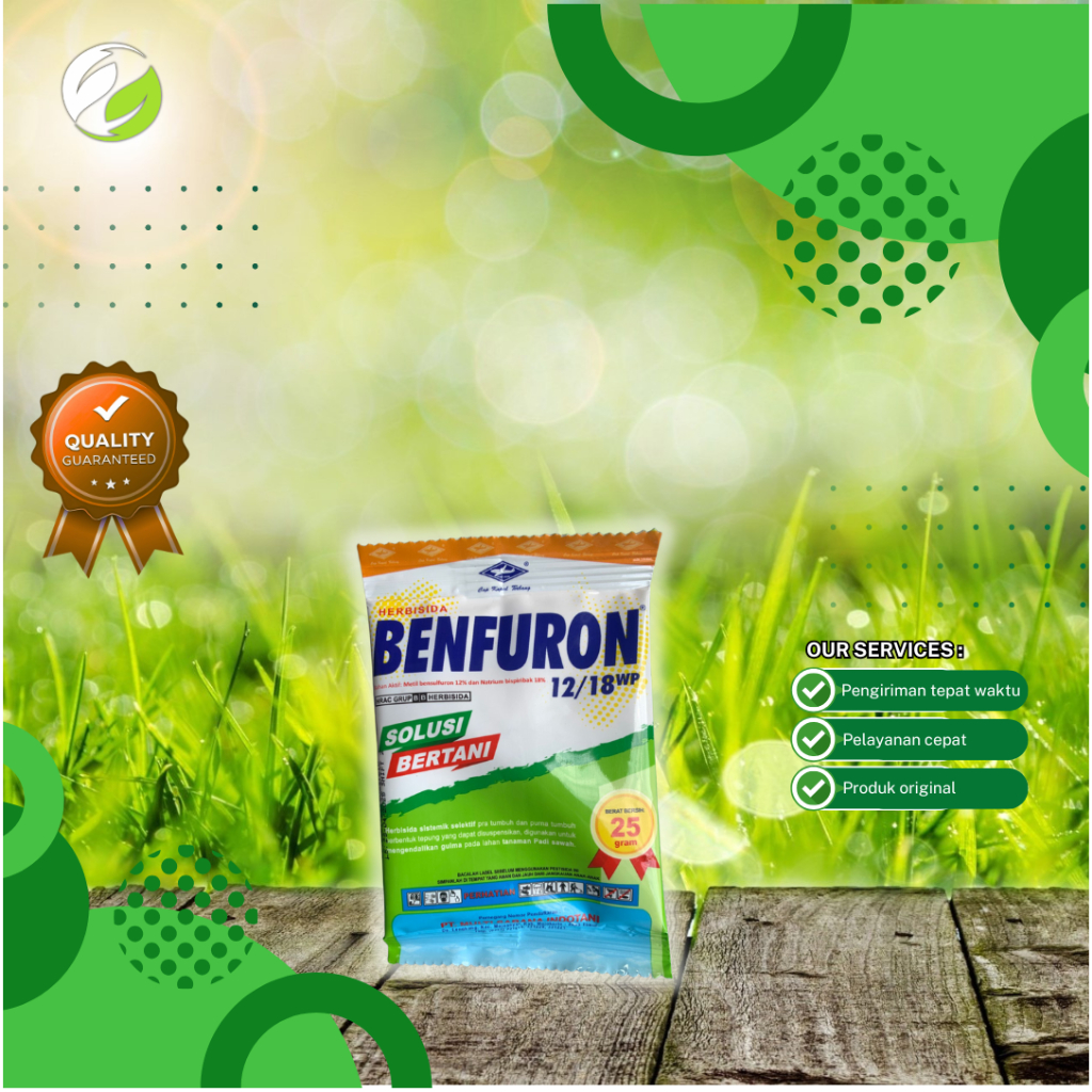 Herbisida Selektif Benfuron 25 gram herbisida selektif khusus padi