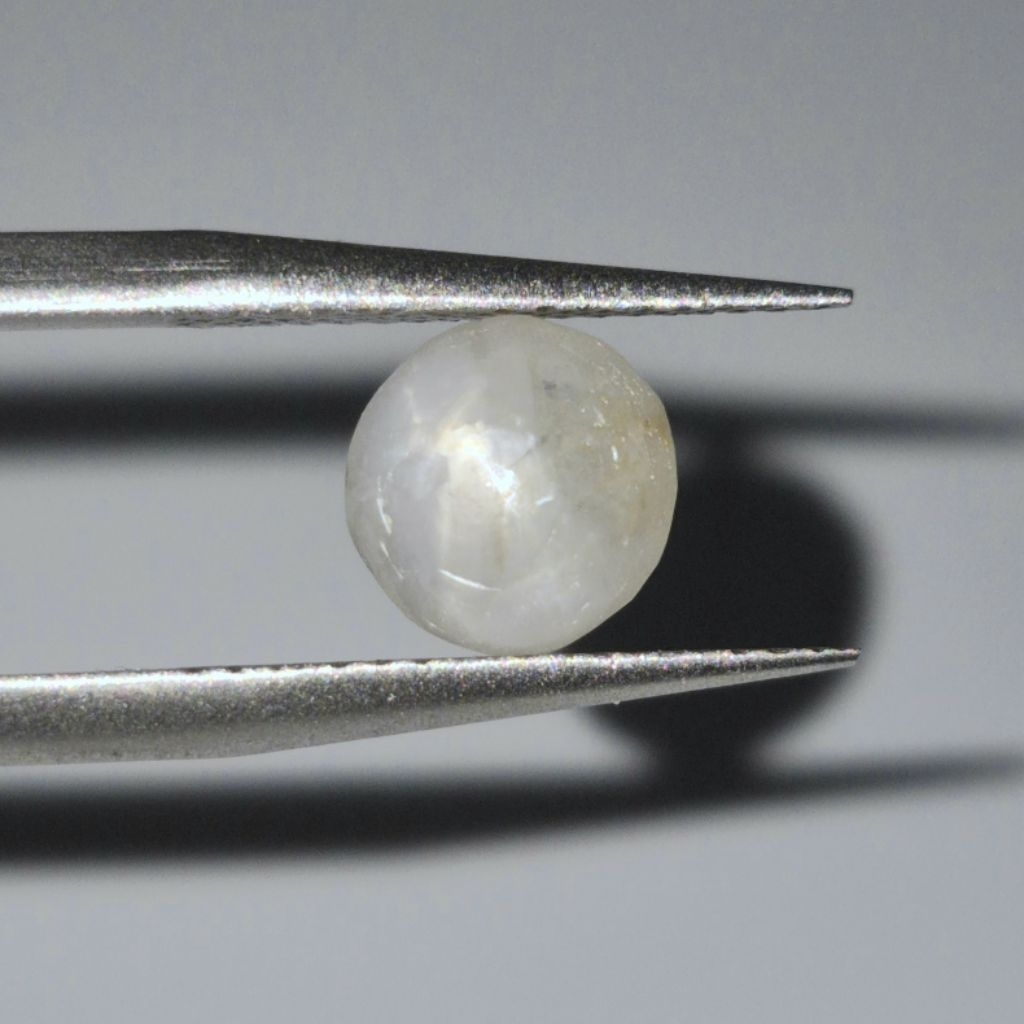 Batu permata Natural Star White Sapphire (Corundum), permata natural star white sapphire (corundum) 