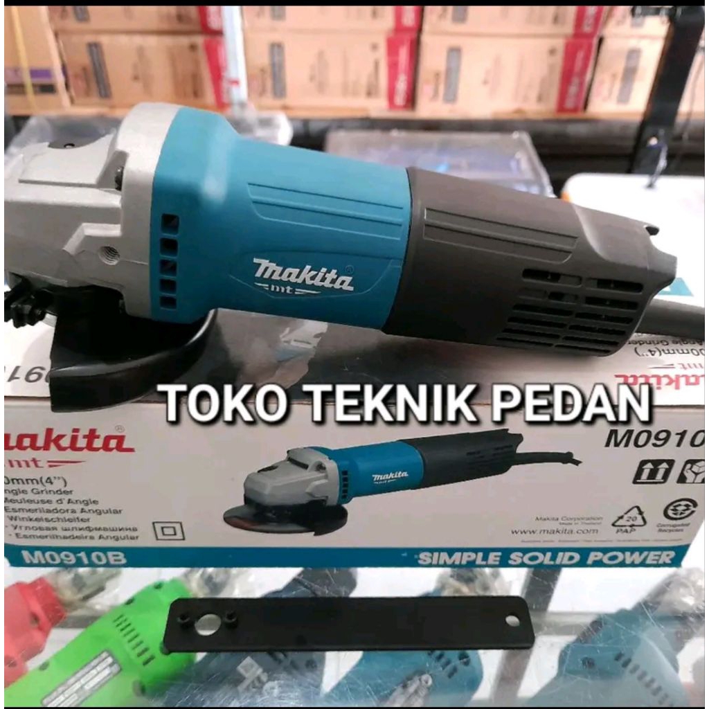 MAKITA M0910B Mesin Gerinda Tangan 4" Gurinda Listrik M 0910 B M 0910B