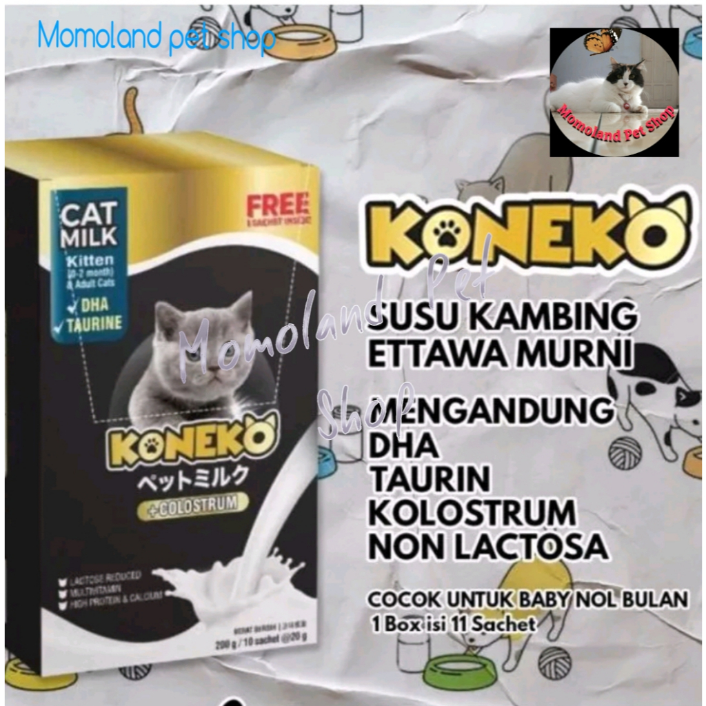 Susu Kucing KONEKO 20 gr. Cat Milk KONEKO