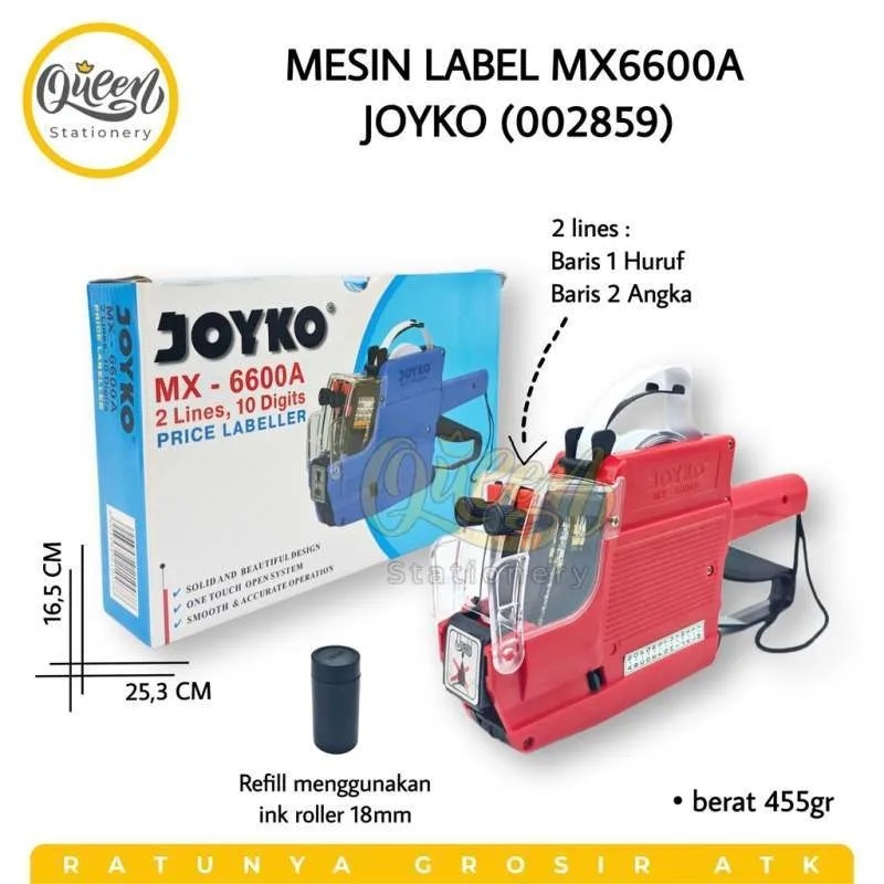 alat label ( labeller) joyko mx6600A
