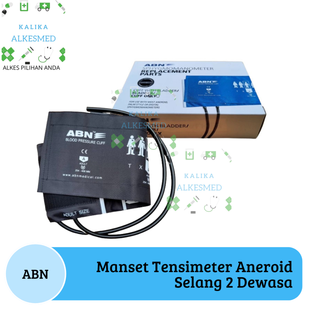 Manset Tensimeter ABN/ Manset Perekat ABN Dewasa Anak 2 Selang