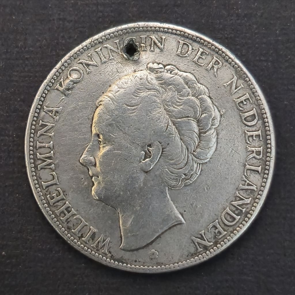 KOLEKSI KOIN WILHELMINA 2,5G 1930