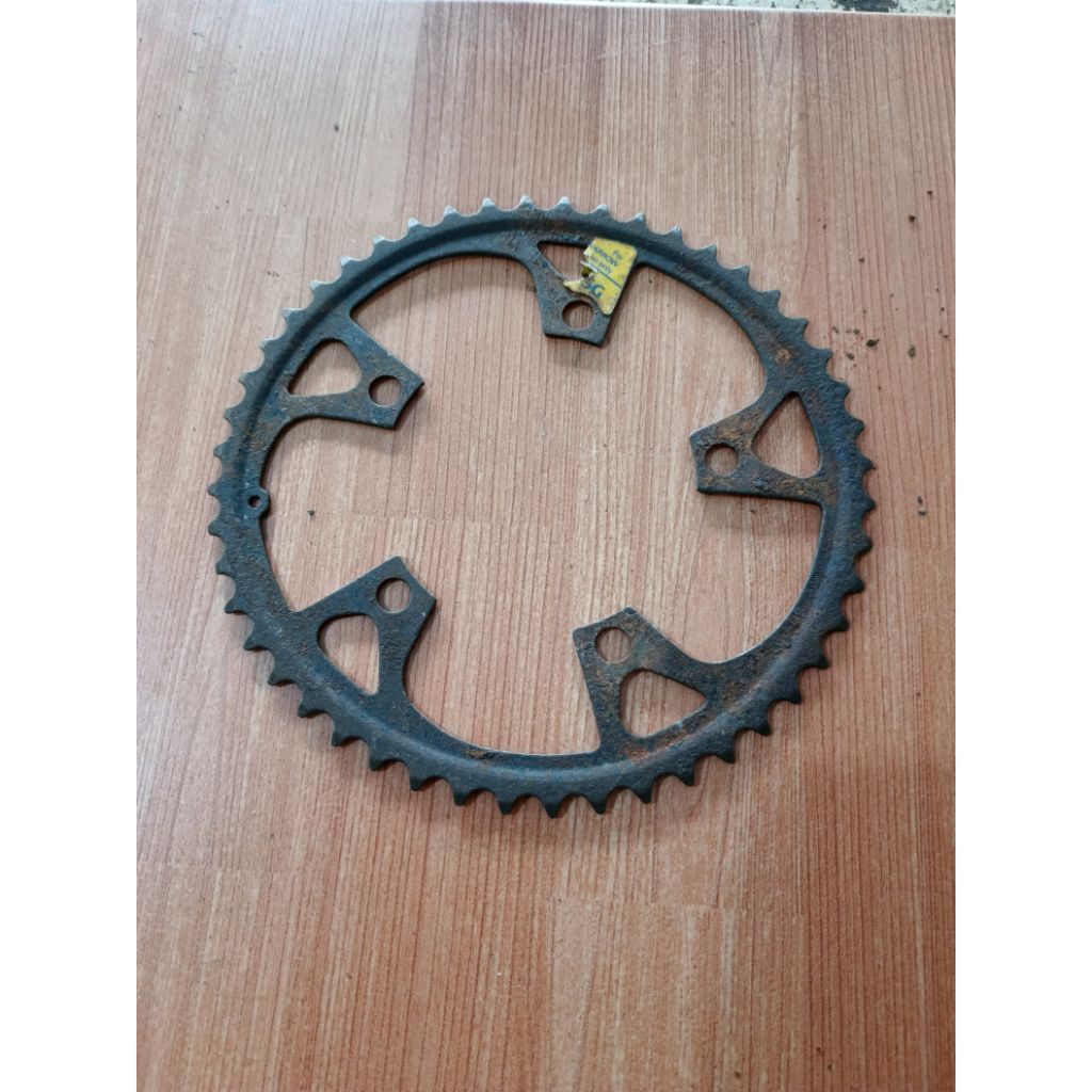 chainring sepeda mtb oval cabutan shimano gigi 48