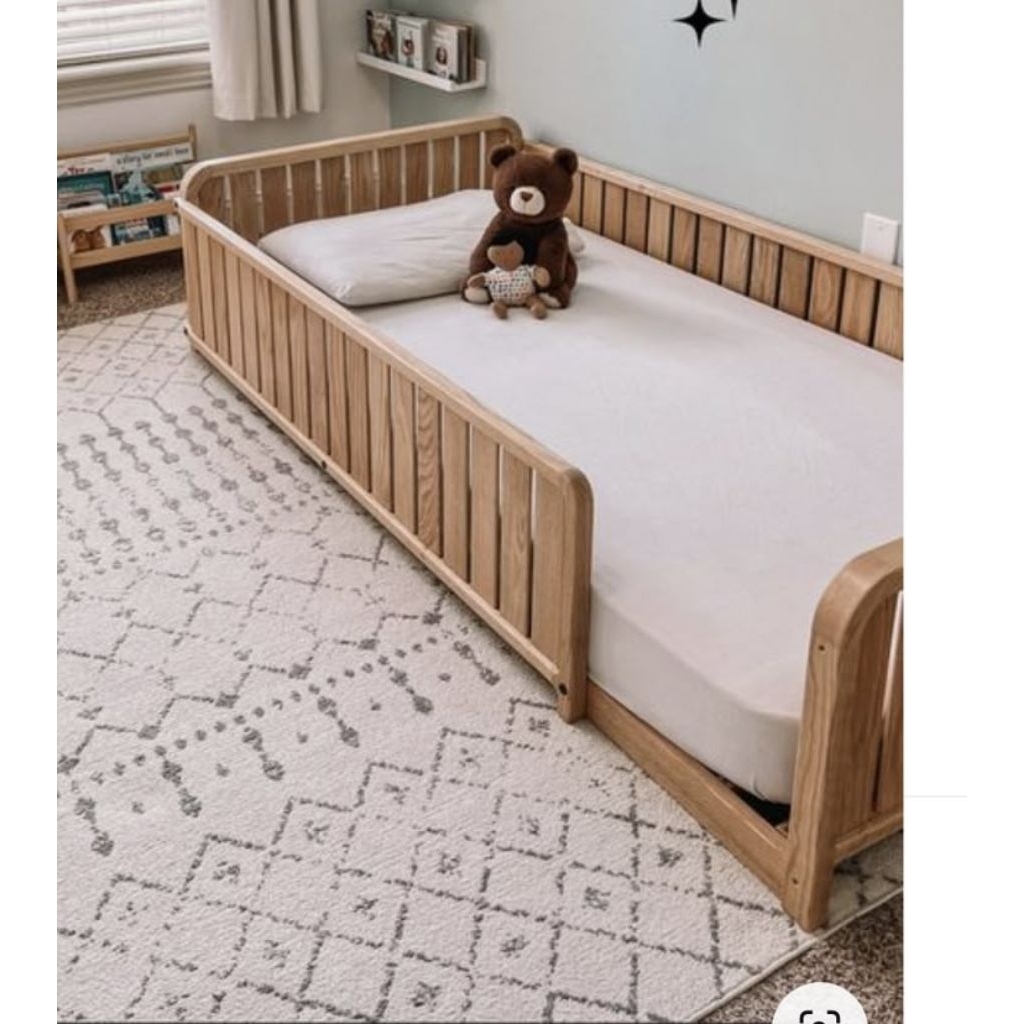 Dipan kayu mahoni solid dipan anak dipan pendek minimalis