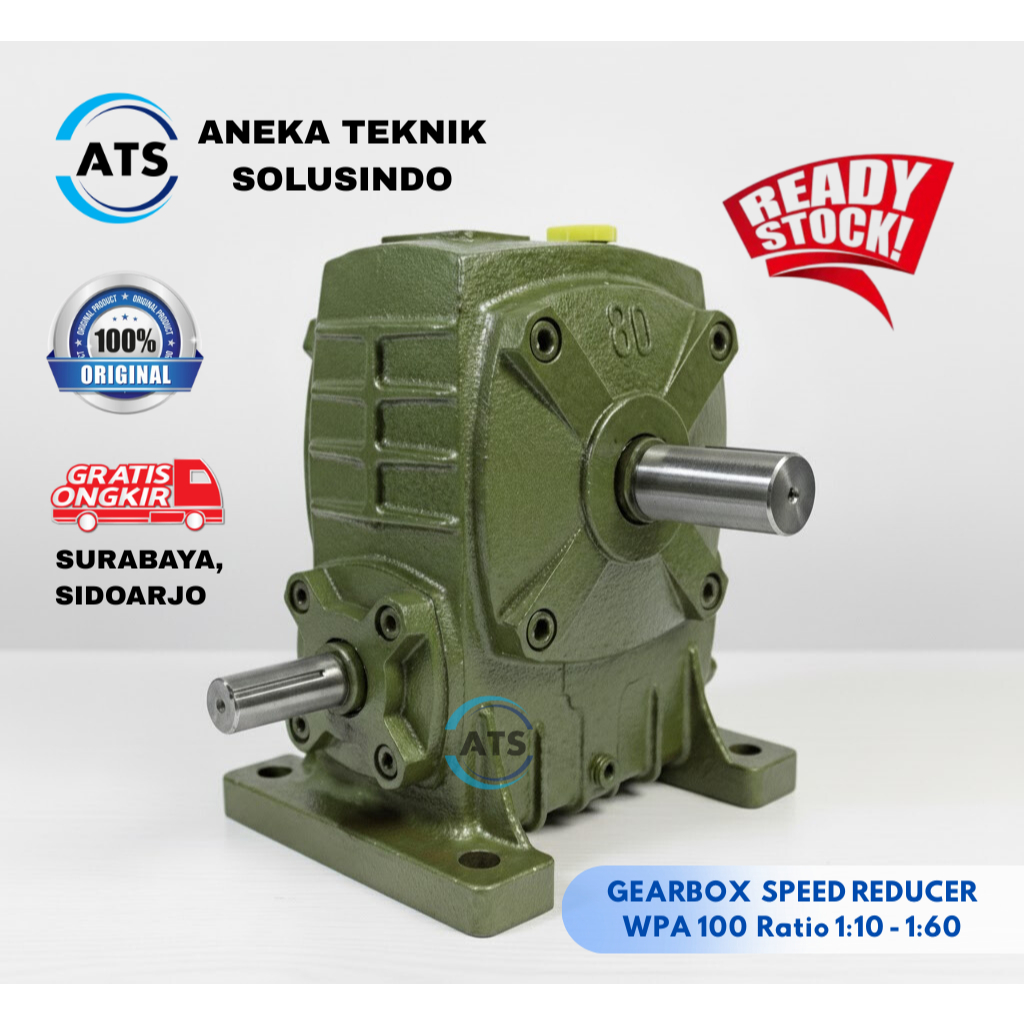 TERRAGEAR WPA 100 Ratio 10 – 60/Gearbox/ Speed Reducer WPA/WPA 100