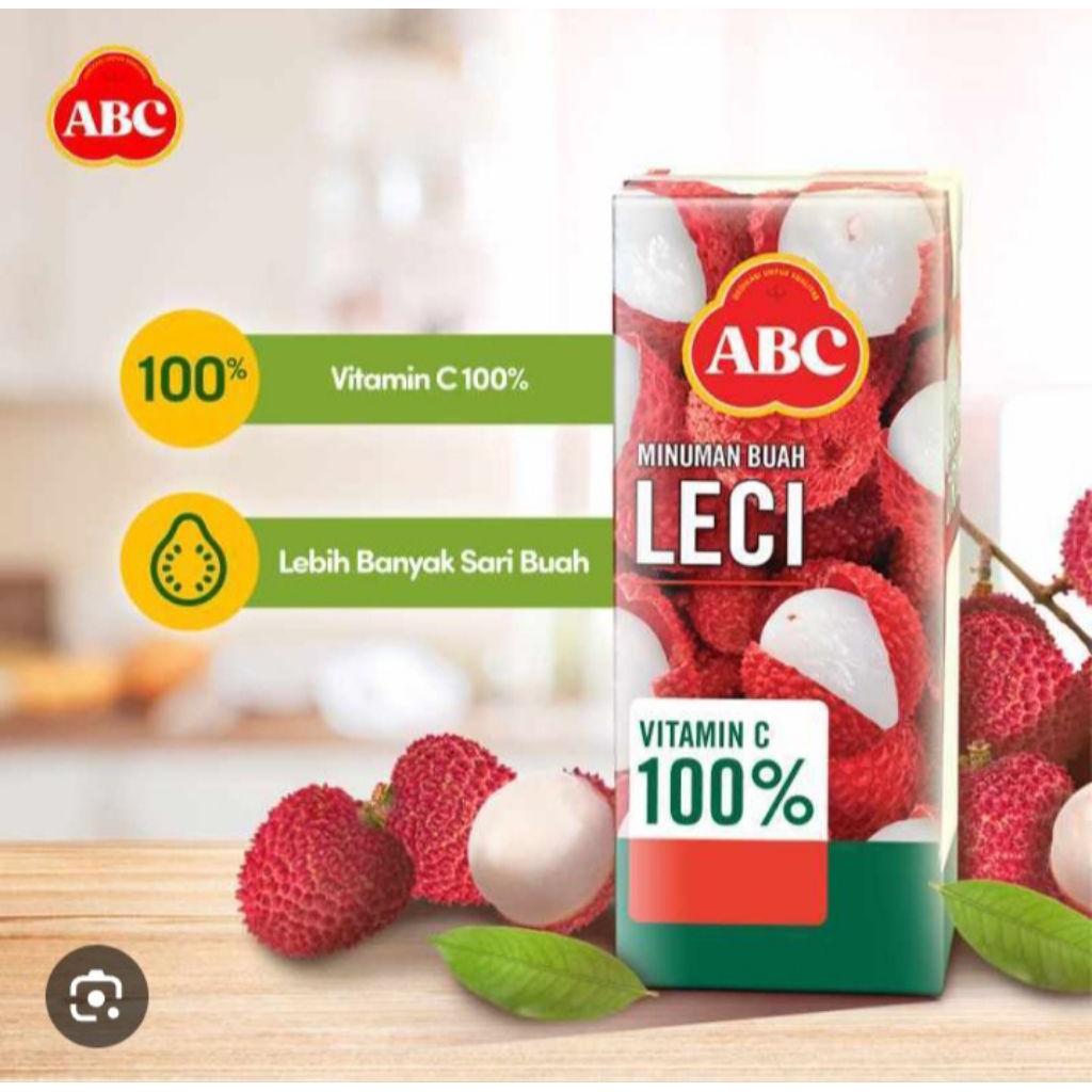 abc minuman buah leci 250ml
