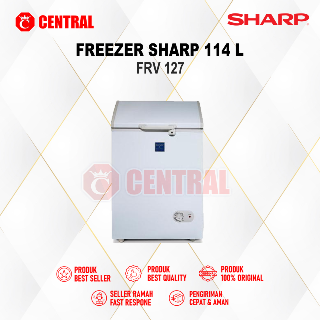 FREEZER SHARP FRV-127/CHEST FREEZER SHARP 100 LITER/FREEZER BOX