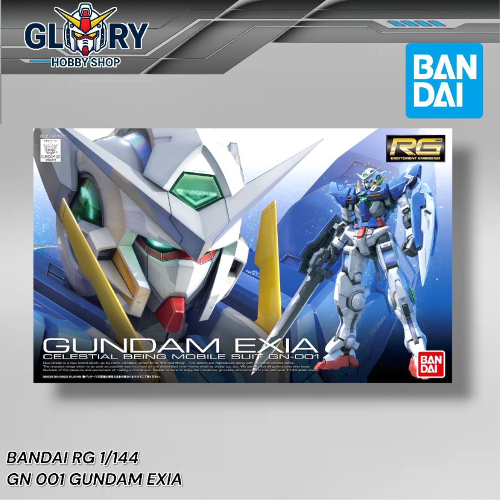 Bandai RG 1/144 Gundam exia