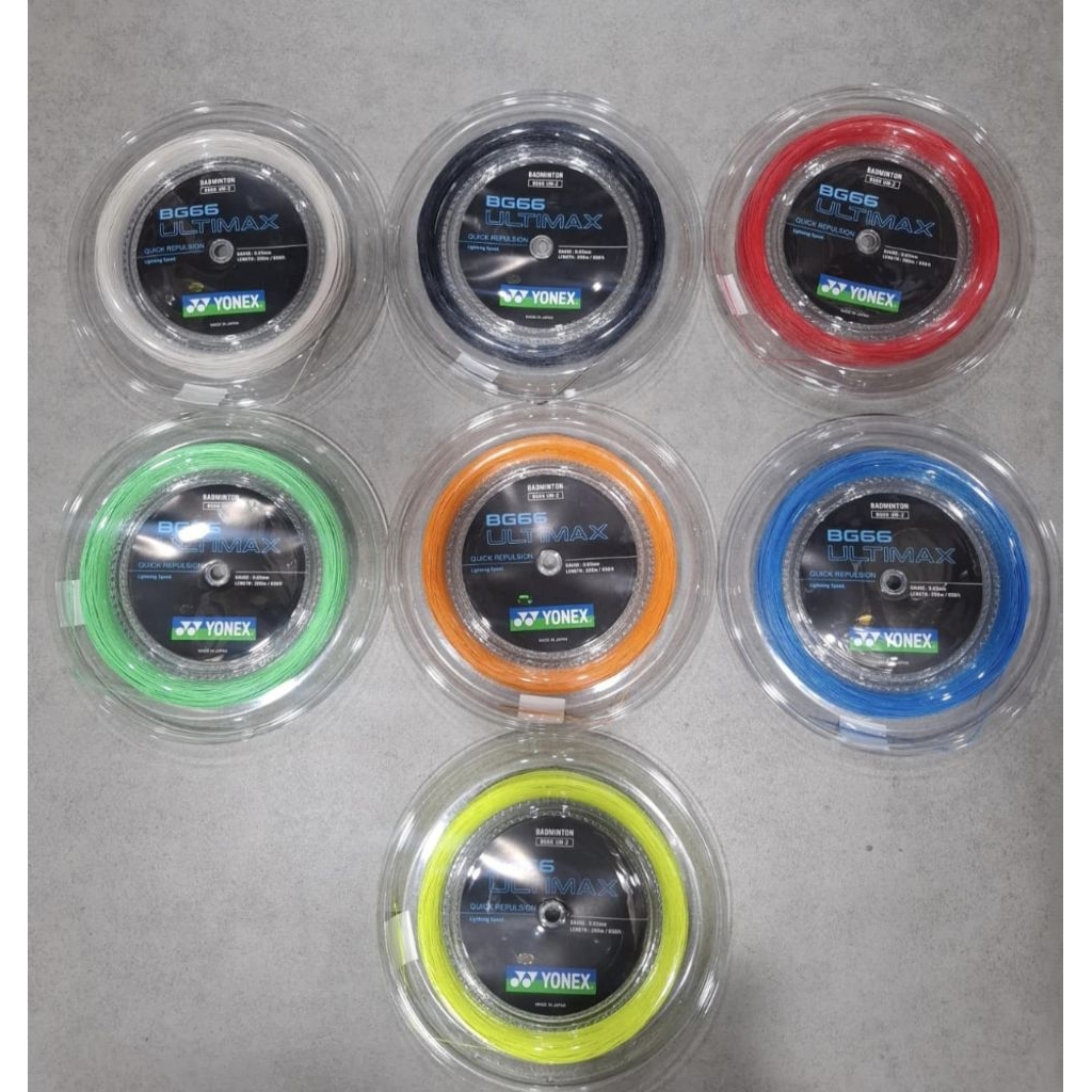 SENAR BADMINTON YONEX BG66 ULTIMAX JP BIG ROLL ORIGINAL