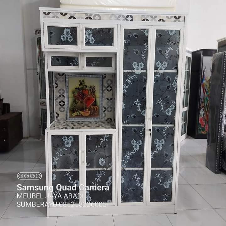 Rak  Piring / Lemari Piring / Lemari Dapur / Rak dapur Minimalis Serbaguna Aluminium