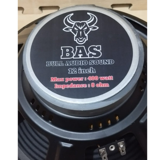 bull audio sound speaker komponen 12 inch woofer 400 watt 8 ohm speker driver 12” original spiker 12