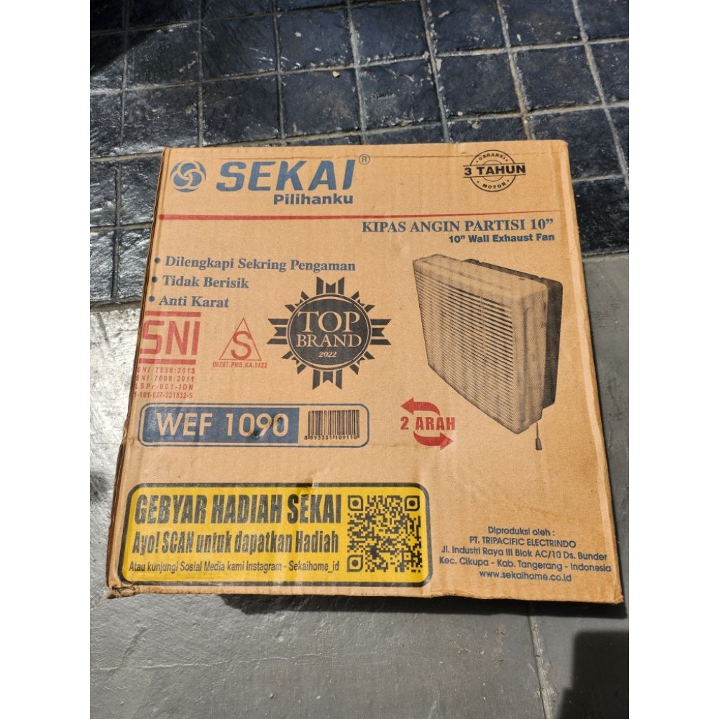 Sekai Exhaust Fan ( hexos ) WEF1090 putih