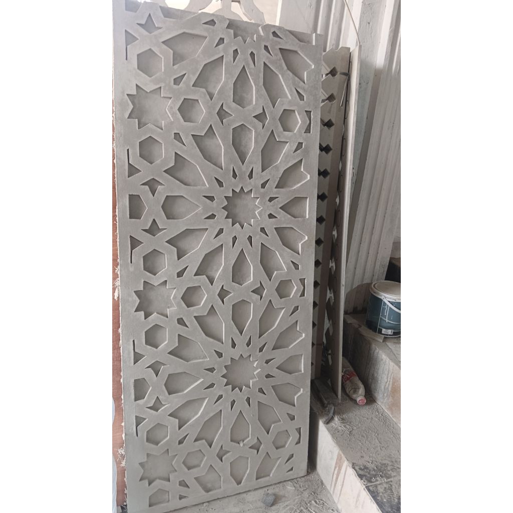 Harga Krawangan GRC Motif Masjid Minimalis | Roster Krawangan Fasad Rumah