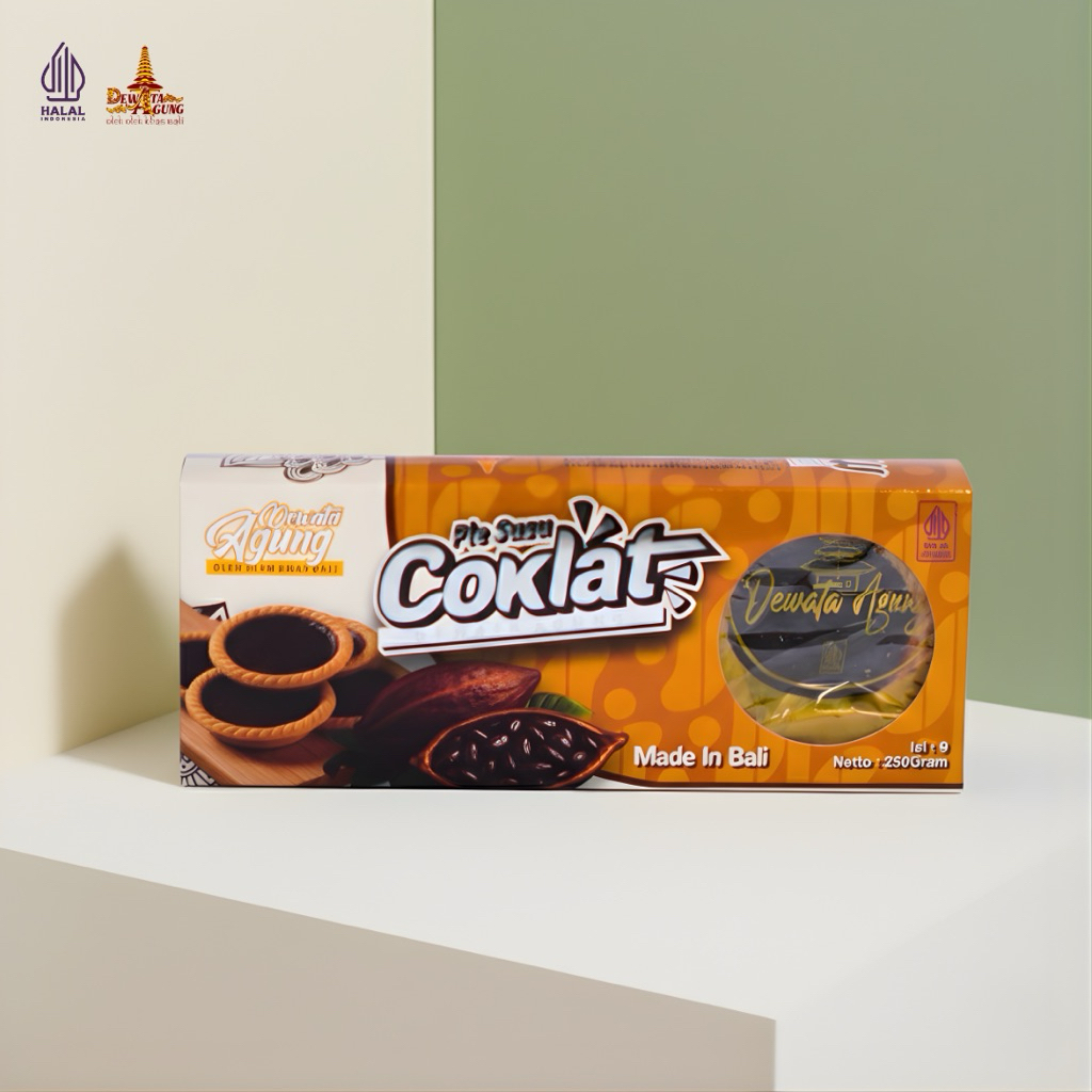 Pie Susu Coklat Dewata Agung Oleh Oleh Bali Isi 9 Pcs