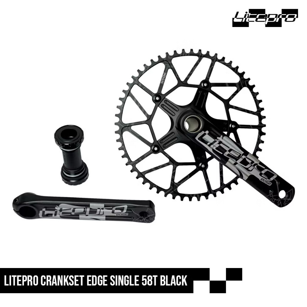 Crankset Litepro Edge 58T