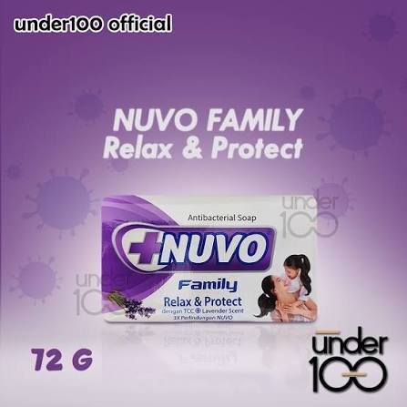 Nuvo sabun batangan relax protect paket hemat 1 pack isi 3 pcs