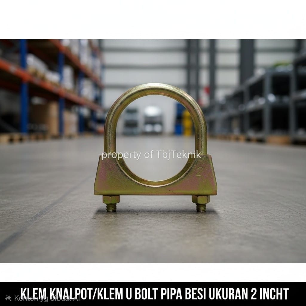 klem U BOLT pipa besi/ klem knalpot/klem setrok 2 inch