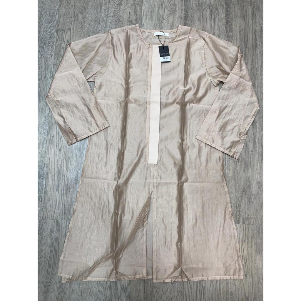 Outer Tunik Wanita LD 100, 120 CM Bahan Katun Tencel Lyocell Atasan Cardigan Kondangan Pesta