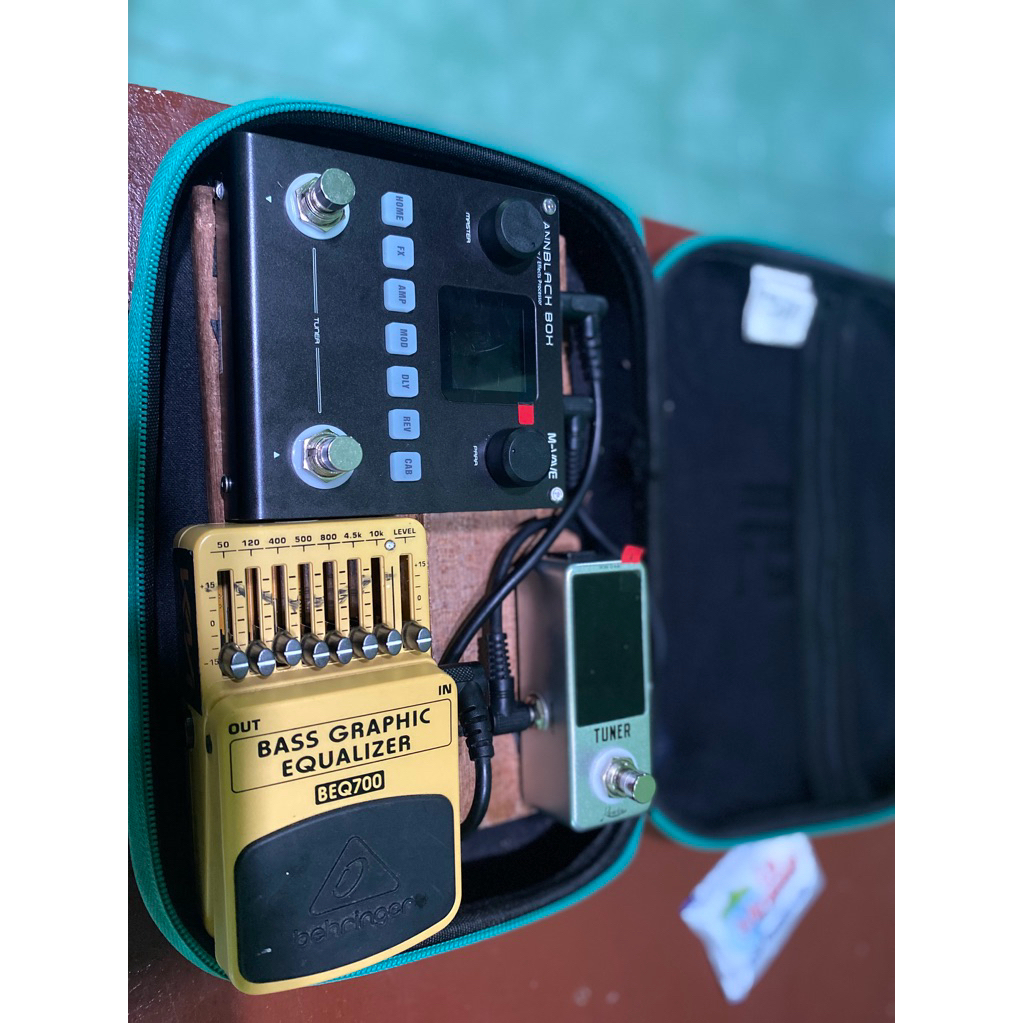 efek gitar efek bass Annblackbox behringer equalizer tuner rowin
