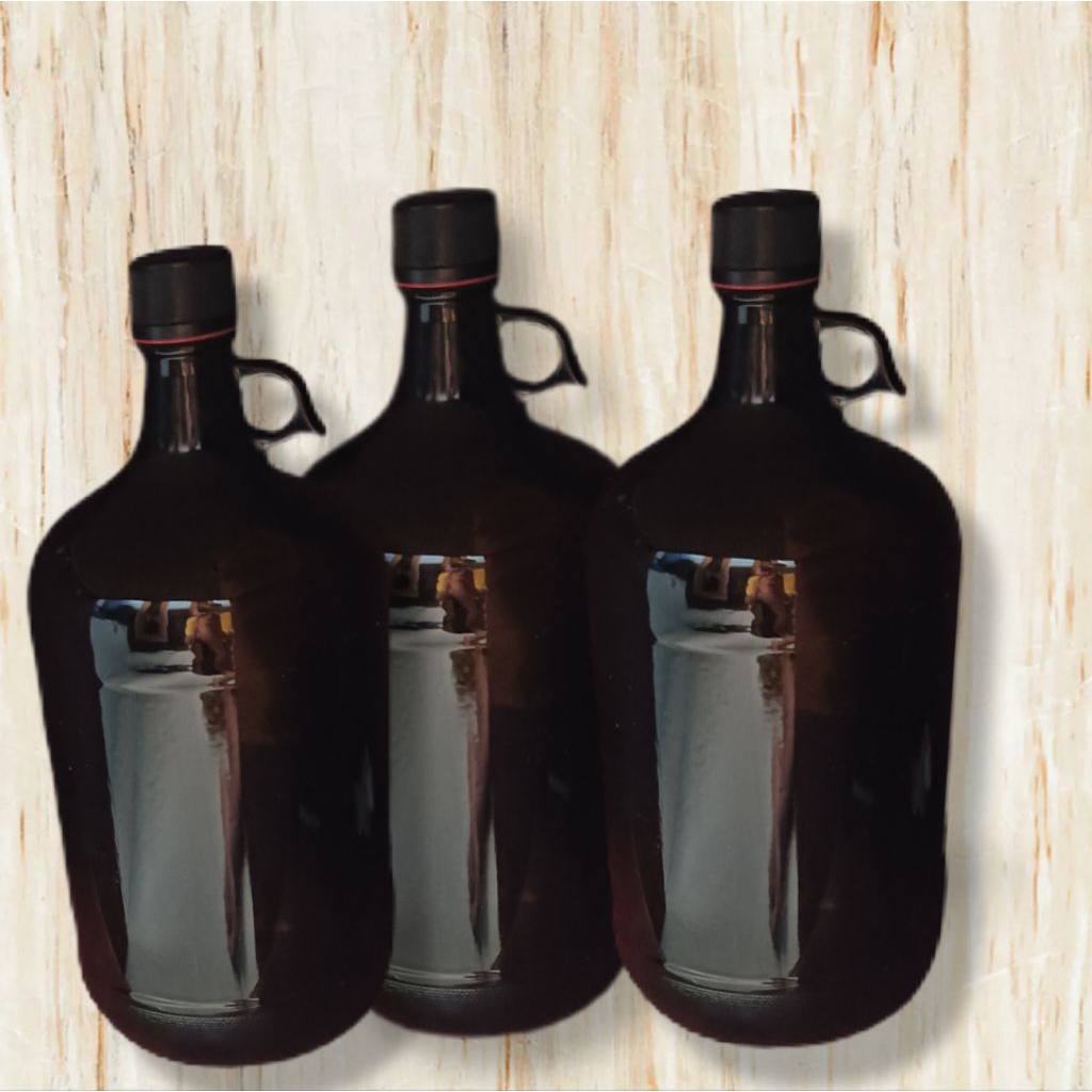 botol kaca amber 4liter