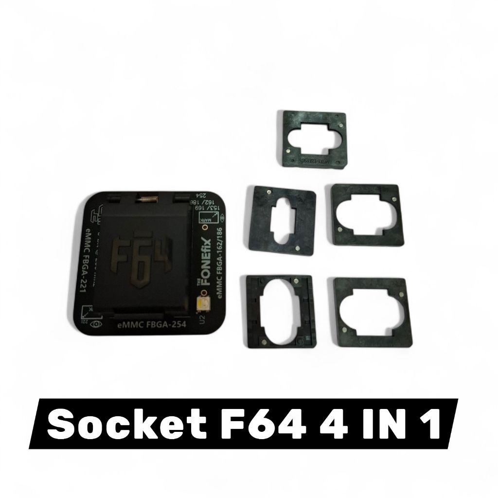 Socket BGA F64 Lite / Ultra Emmc 4 In 1 254 / 162 / 186 / 153 / 169 / 221 Original