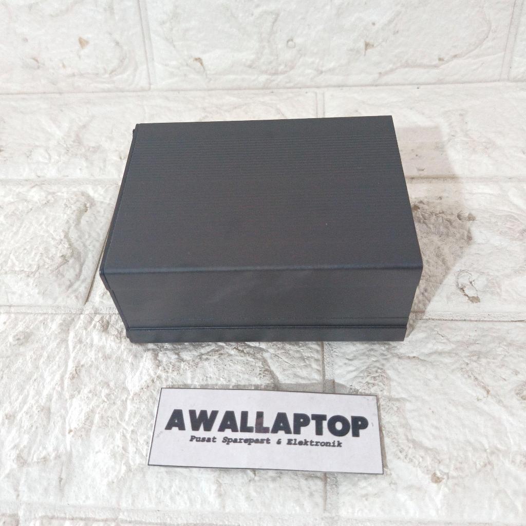 box alumunium hitam 100x76x46 case aluminium box enclosure project DIY