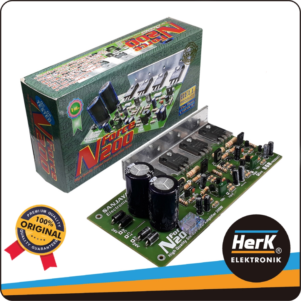 KIT POWER 200W AMPLIFIER STEREO NFORCE200 100X2 BELL BGR