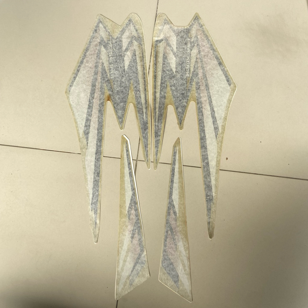 STRIPING RX KING 2004 WARNA COKLAT BIRU TUA ORI