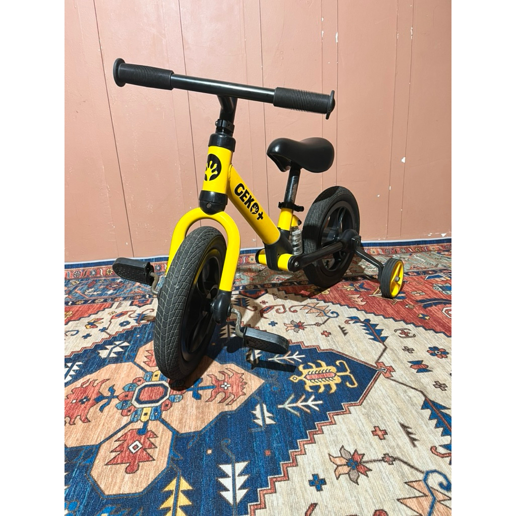 Preloved Sepeda Geko 4in1 warna Kuning