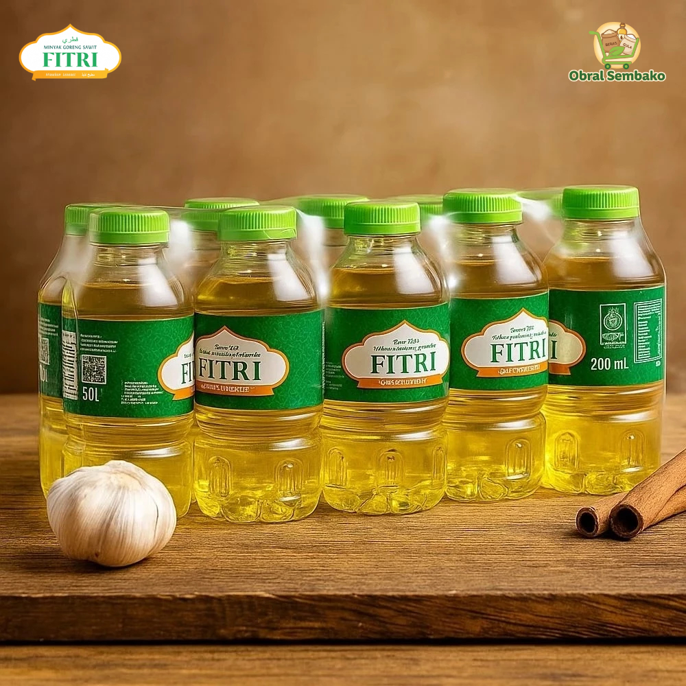 Minyak Goreng Fitri 400ml - 1dus isi 12 Botol x 200ml Termurah