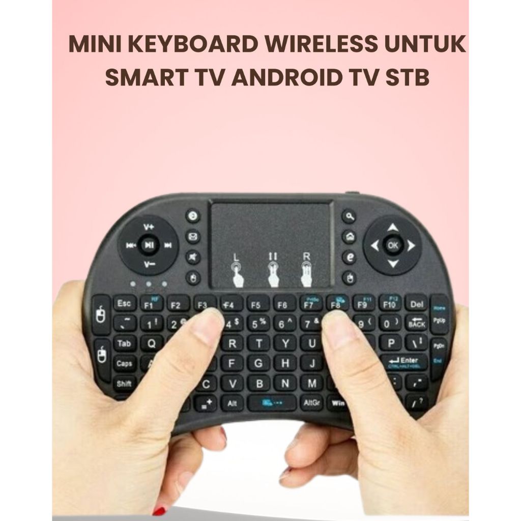 Mini Keyboard Wireless Untuk Untuk Semua Tv Box Android Komputer Set Up Box